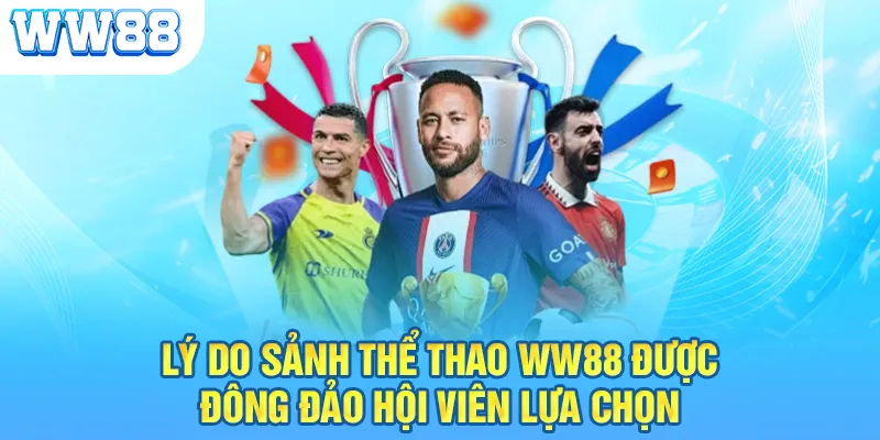 Lý do sảnh thể thao WW88 được đông đảo hội viên lựa chọn