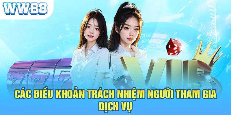 Các điều khoản trách nhiệm người tham gia dịch vụ