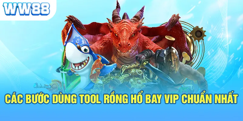 Các bước dùng tool Rồng hổ Bay Vip chuẩn nhất